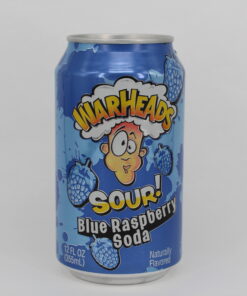 Warheads Blue Raspberry Sour Soda 355ml / 12 Stk.